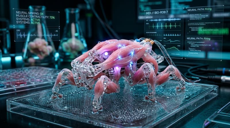 Biohybrid Robots: When Machines Grow Their Own Muscles and Brains